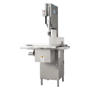 1433SG Fully in SUS304 stainless steel. Imported saw blade from USA. Blade precise guidance, good cutting stability.