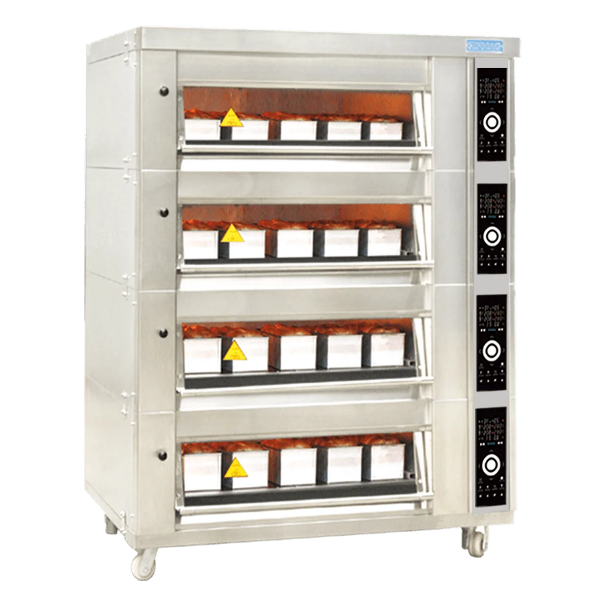 deck oven for commercial bakery bread, cakes, and pastry baking