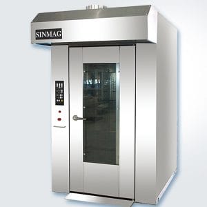 Commercial rotary rack oven RV2 designed for efficient and uniform baking results
