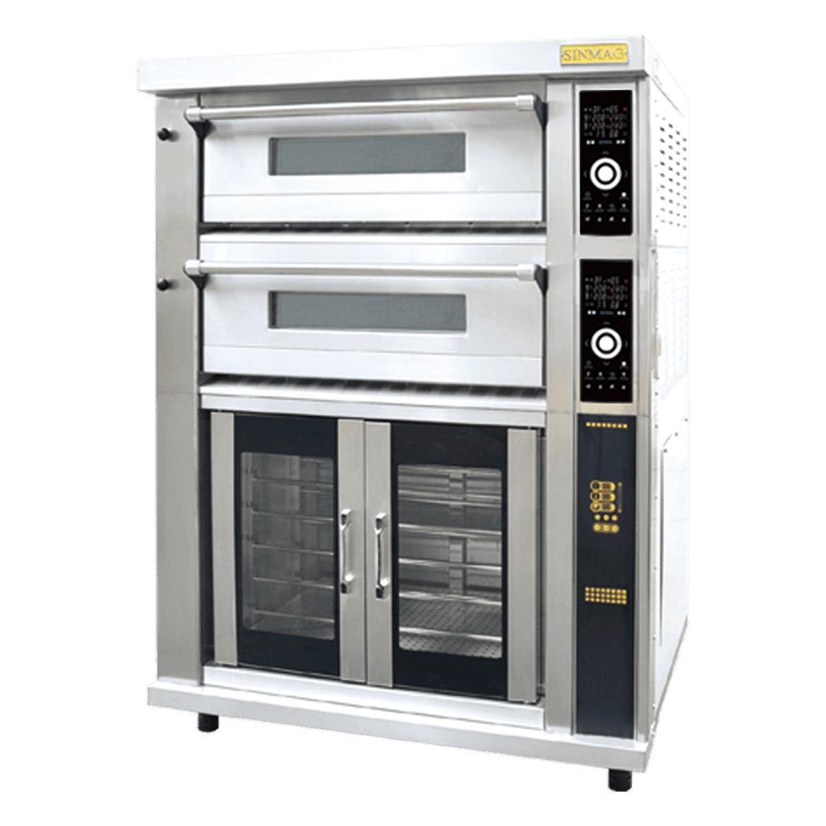 Industrial SK-12P deck oven with proofer ensuring consistent baking and fermentation for bakery products