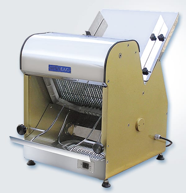 Commercial uniform bread loaf slicer machinery