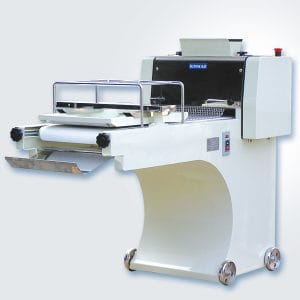Industrial SM-307 dough moulder with stainless steel construction and adjustable settings