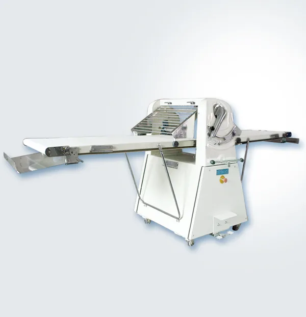 Automatic SM-520E advanced dough sheeter designed for consistent dough sheet rolling in bakery production lines