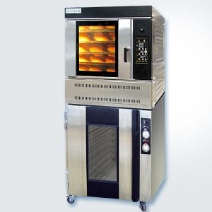Sinmag Convection OvenSM-705G with SM-716 proofer for professional bakery bread and pastry production
