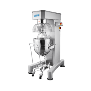 Sinmag SM-60LG planetary mixer with 60-liter stainless steel bowl for commercial bakery use