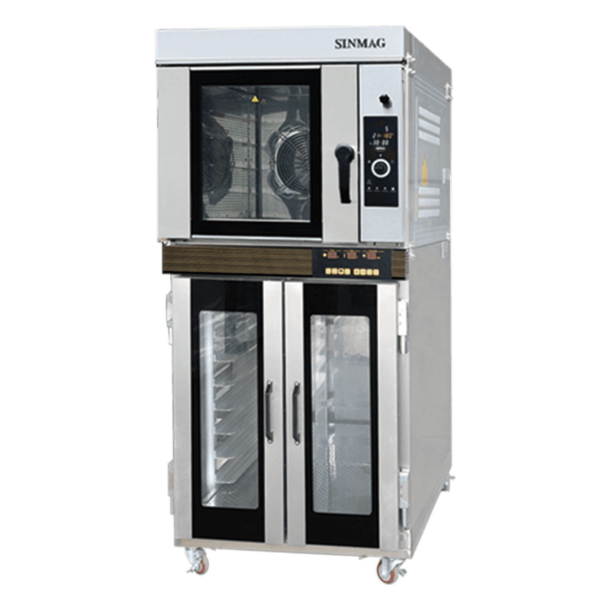 SM-716F commercial convection oven with proofer designed for consistent baking of bread, rolls, and pastries