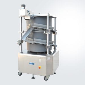 Industrial SMQ-V6 conical dough rounder with stainless steel construction and adjustable rounding tracks