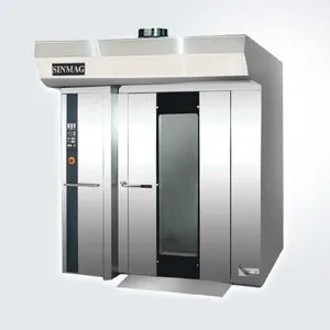 Commercial bakery rotary oven SV1 with stainless steel body and advanced airflow circulation