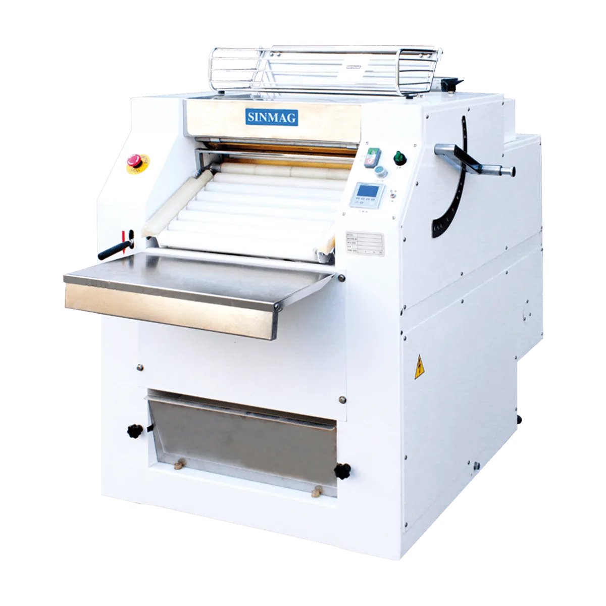 Dough Press Roller for compress air from dough