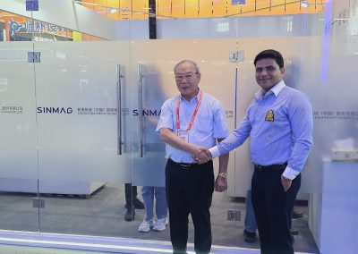 sinmag chairman and good luck bakery machines