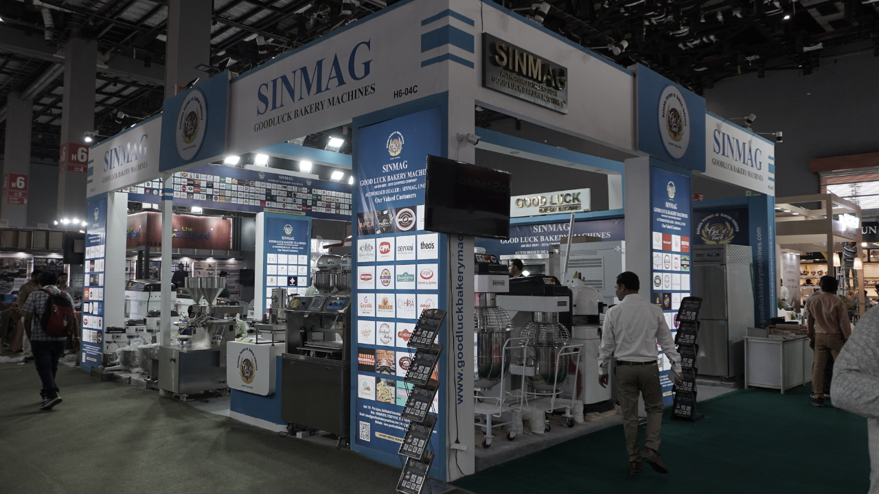 Industrial bakery machines setup