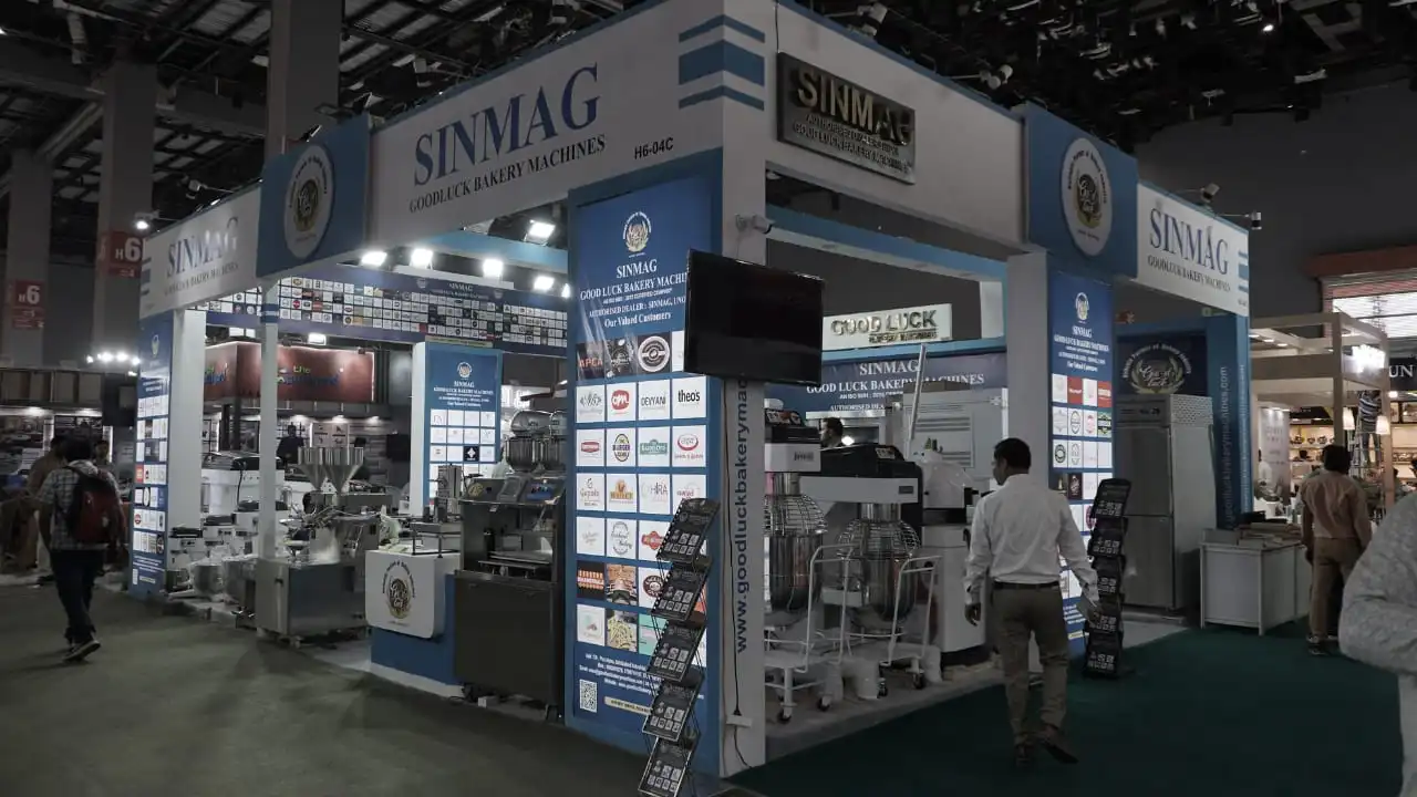 Industrial bakery machines setup