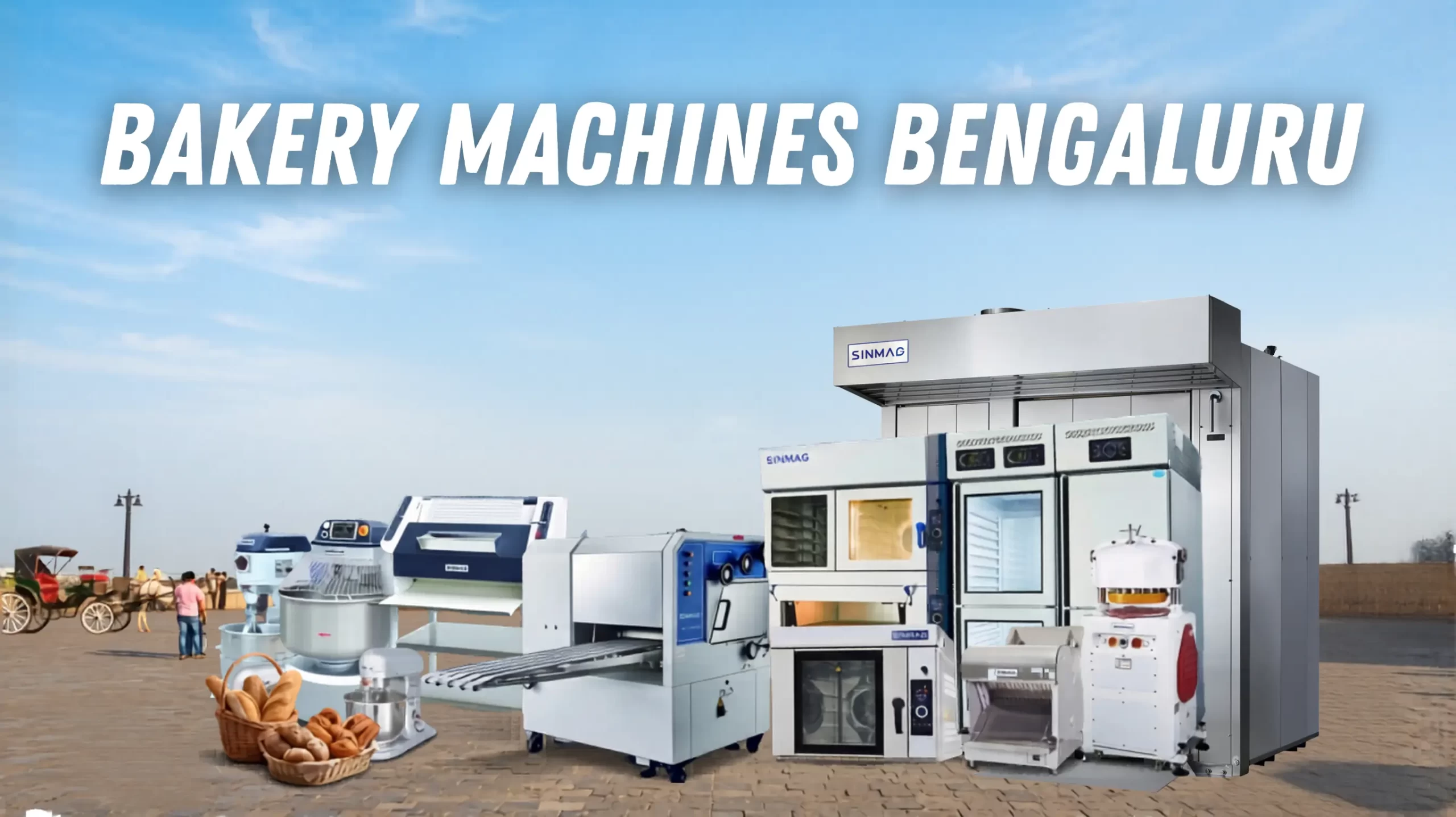 Live Showroom Floor View of SINMAG Bakery Machines for Bangalore Bakeries
