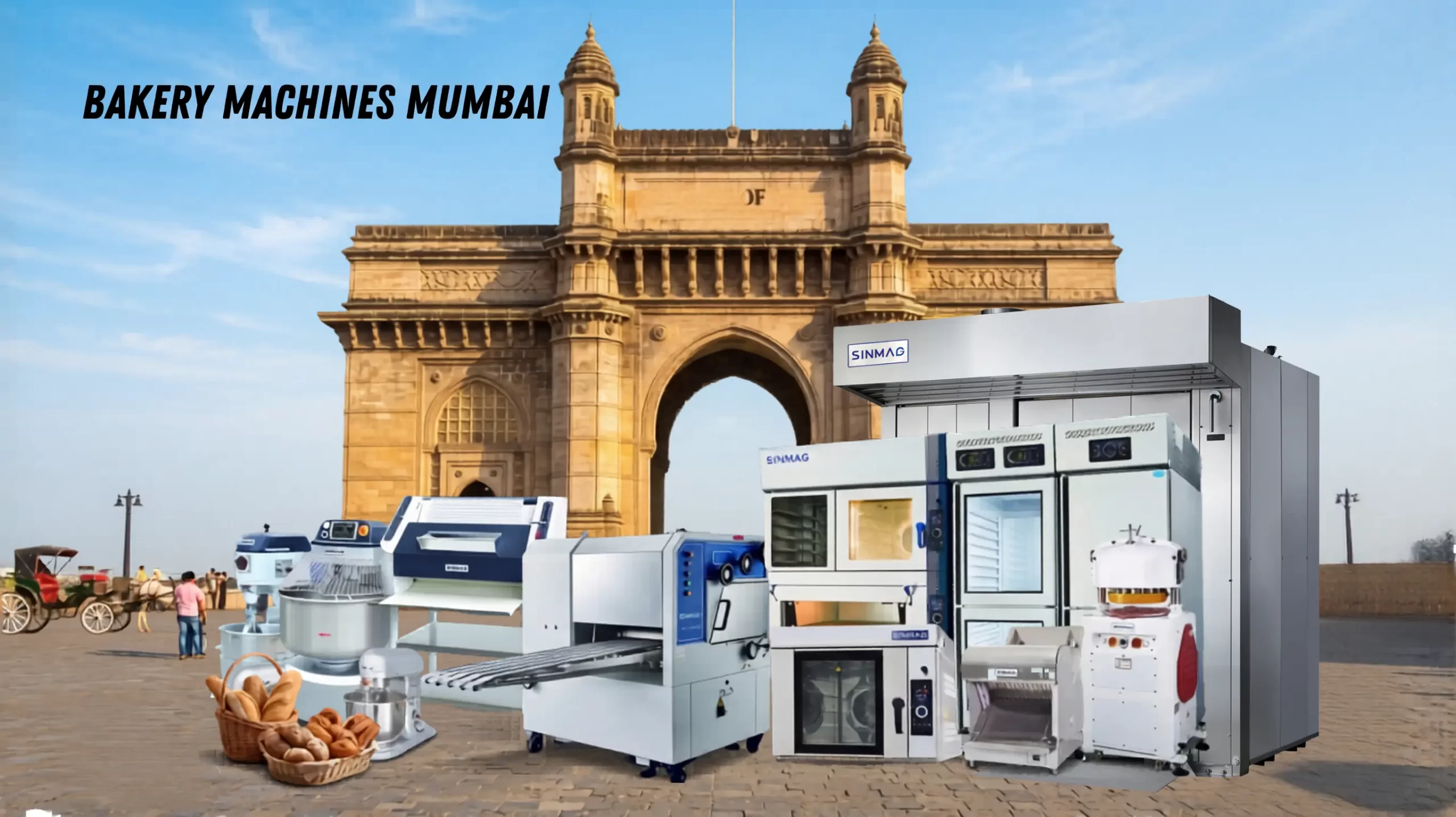 Commercial bakery machines Mumbai showroom warehouse showcase