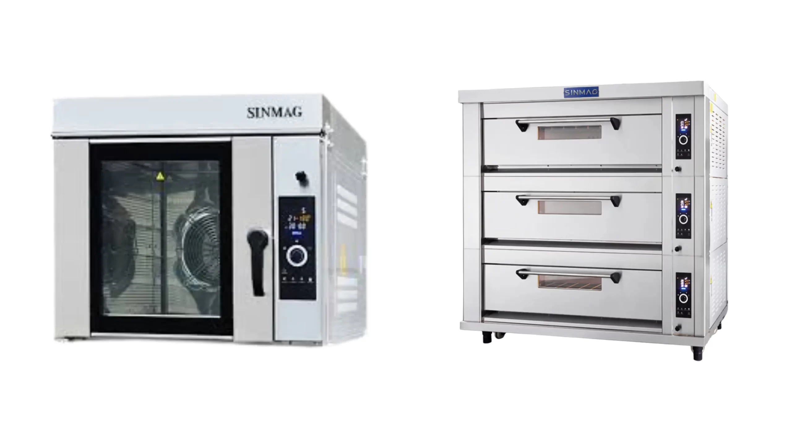 Commercial mini bakery oven and mixer combo component deck oven